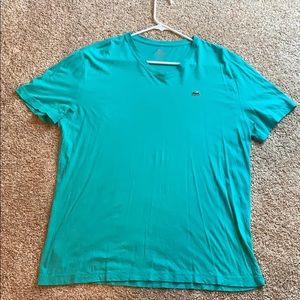 Teal Lacoste v neck